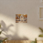 Your Dog, Framed — Custom Pet Portrait Canvas