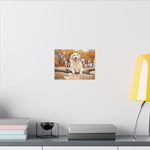 Your Dog, Framed — Custom Pet Portrait Canvas